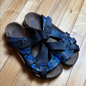 Women’s papillio Black and Blue Sandals